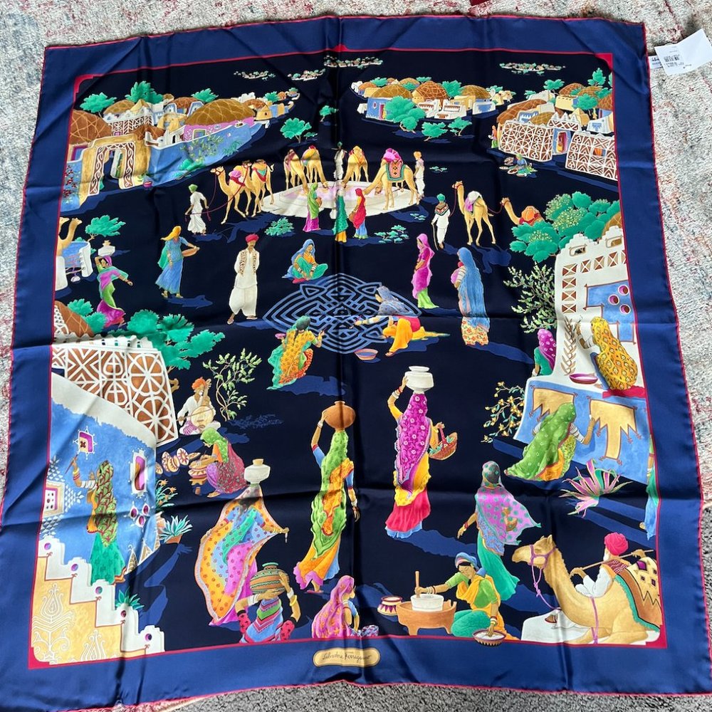 Ferragamo silk scarf